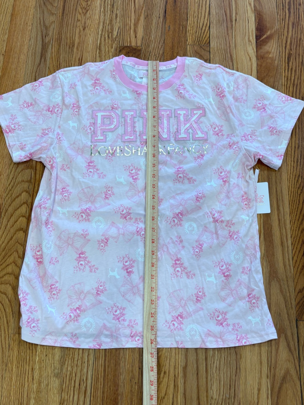 PINK Victoria's Secret Girls' Pink Graphic Tee - Love Shack Fancy